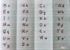 大写拼音字母正确写法 拼音大写字母书写格式