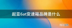 起亚6AT变速箱 起亚6at变速箱品牌是什么