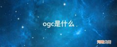 ogc是什么意思网络用语 ogc是什么
