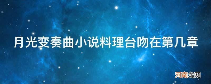 月光变奏曲厨房吻第几章 月光变奏曲小说料理台吻在第几章