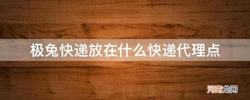 极兔快递可以放在哪个代收点 极兔快递放在什么快递代理点