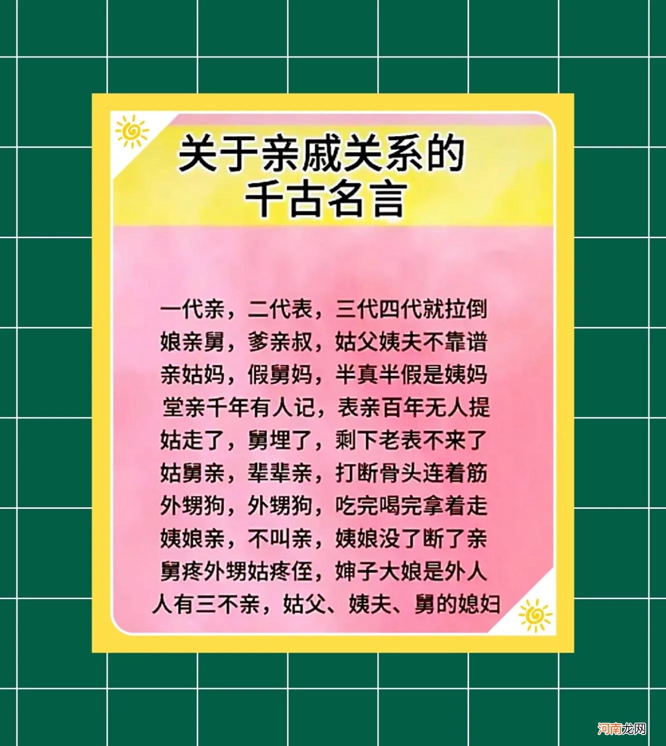 家庭成员称谓填表 称谓是什么意思