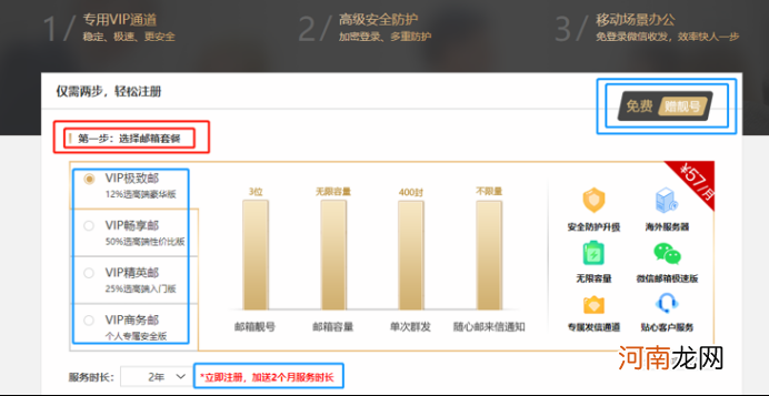 个人电子邮箱申请注册流程 电子邮件地址怎么写格式