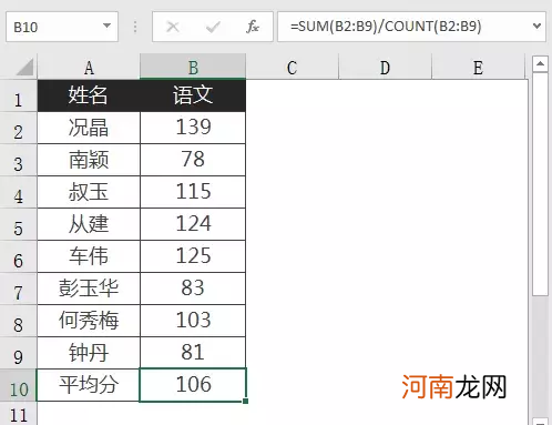 如何计算多个数的平均数 平均数怎么算公式excel