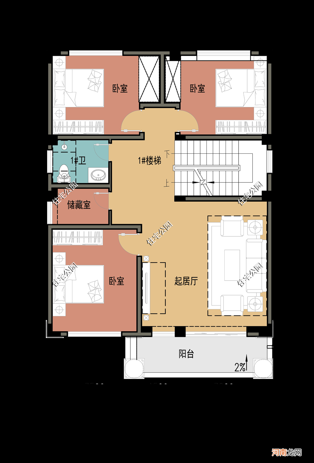 农村自建房设计图效果图 新农村自建房设计图纸大全