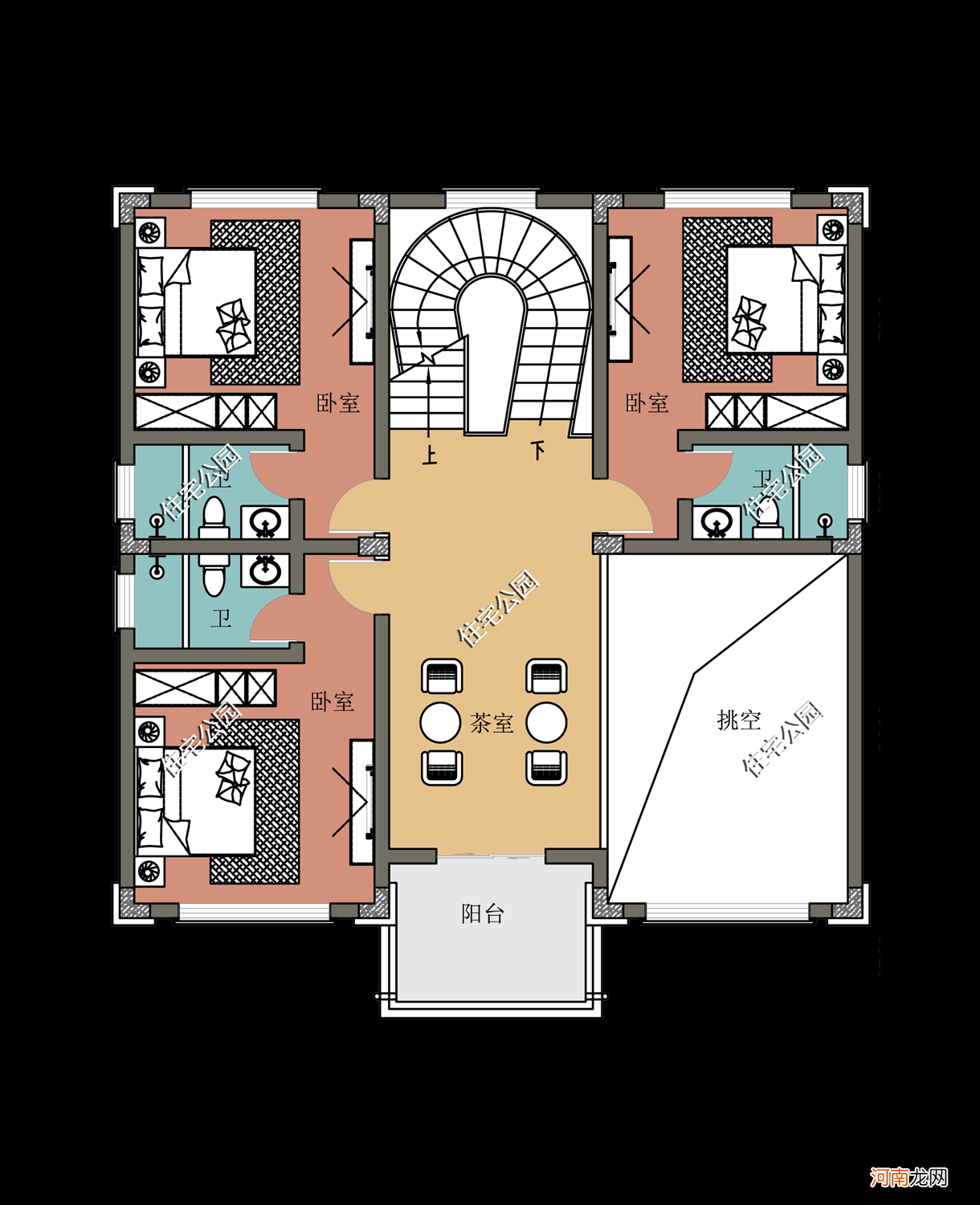 农村自建房设计图效果图 新农村自建房设计图纸大全