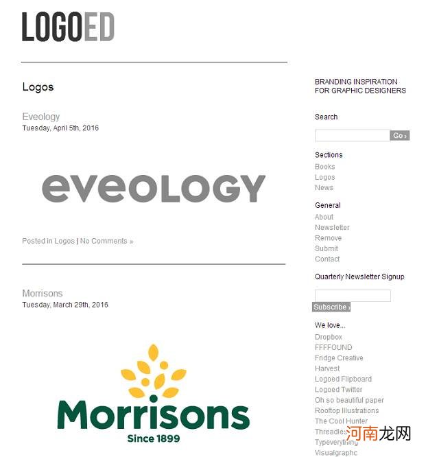 国外11个LOGO素材网站 国外logo设计网站