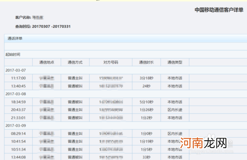 手机通话记录网上查询 自助查询通话记录查询