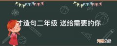 送给怎么造句二年级 才造句二年级 送给需要的你