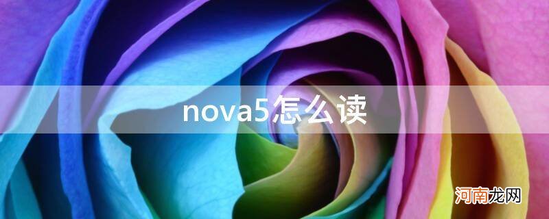 nova5怎么读音发音 nova5怎么读
