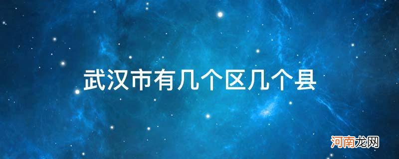 武汉市有几个区几个县多少人口 武汉市有几个区几个县