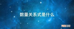 数量关系式是什么意思?三年级 数量关系式是什么