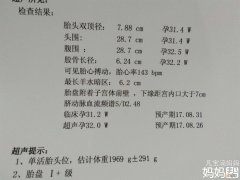 双胎18周发育标准是多少正常