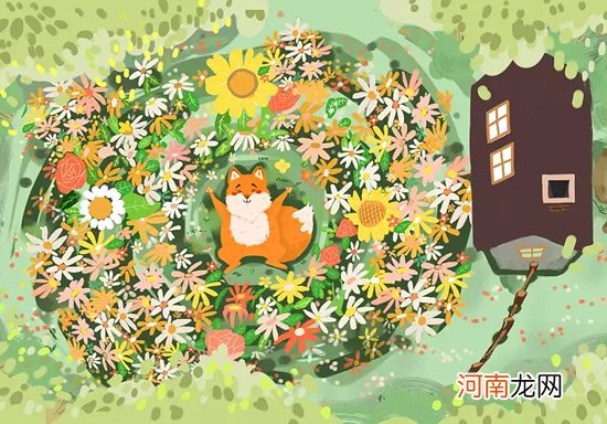 胎教故事《小狐狸送花》 分享是幸福和温暖