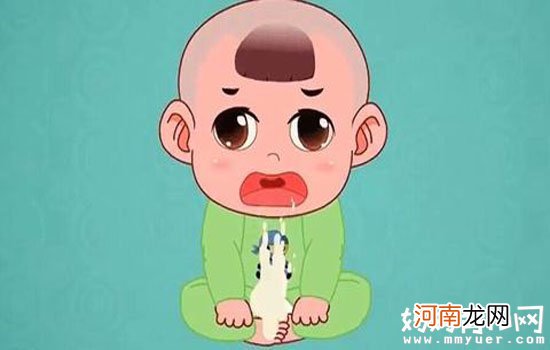 焦头烂额了！婴儿吐奶腹泻怎么办 吃这两样准没错