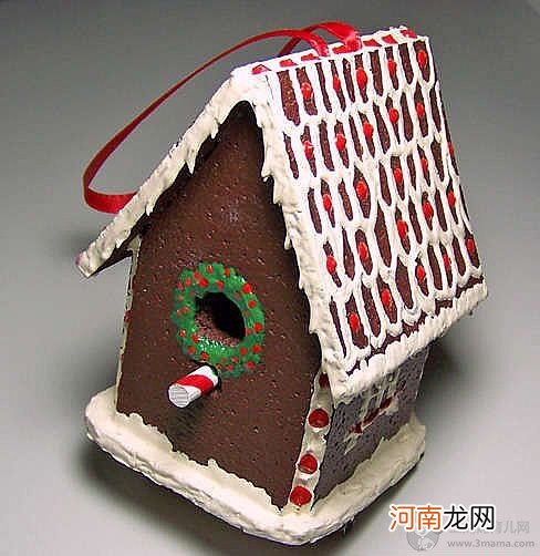 圣诞节手工：手工制作圣诞小屋