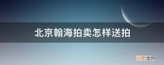 北京翰海拍卖有费用吗 北京翰海拍卖怎样送拍