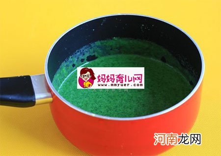 附图 一岁一岁半宝宝食谱 碧菠浓汤的做法步骤