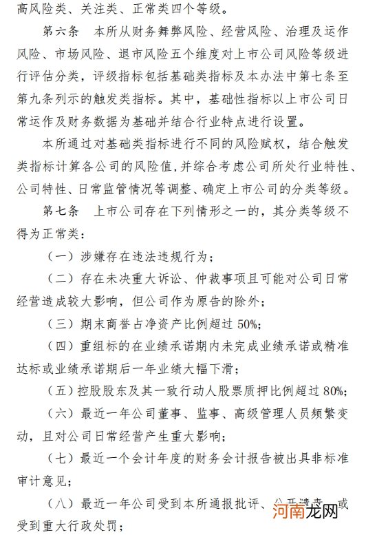 深交所发布《上市公司风险分类管理办法》