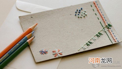 怎么制作新年贺卡?最有创意的刺绣贺卡制作!