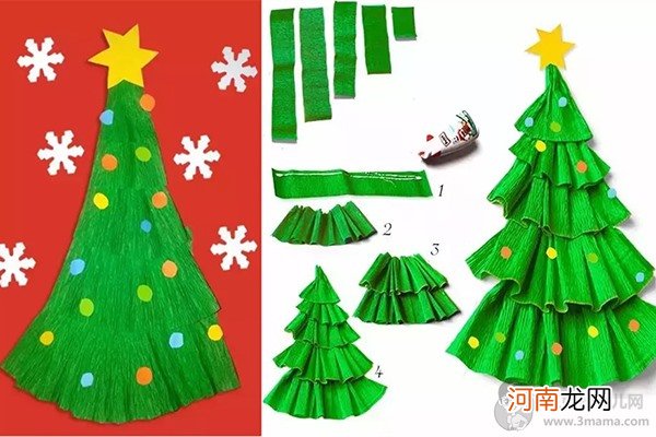 幼儿园圣诞节创意手工 圣诞树手工制作快学起来吧