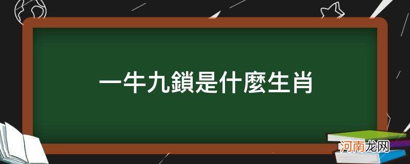 一牛九锁的意思是什么 一牛九锁是什么生肖