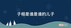 子桓和子建分别是谁 子桓是谁是谁的儿子