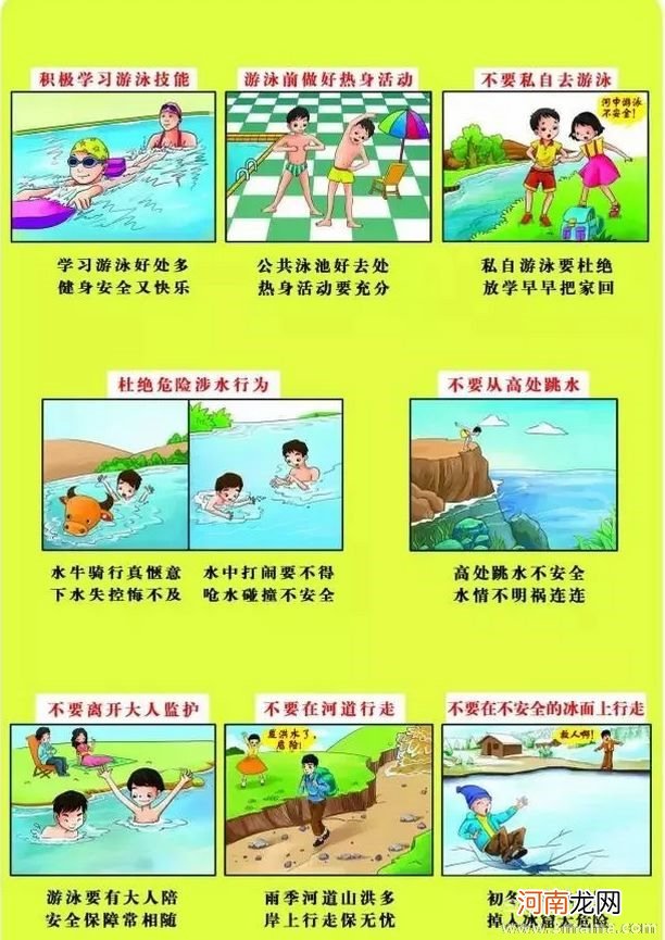 幼儿园防溺水安全教育教案《防溺水》大中小班适用