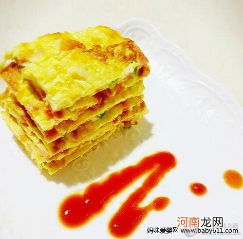 儿童食谱饼类：鸡蛋番茄饼