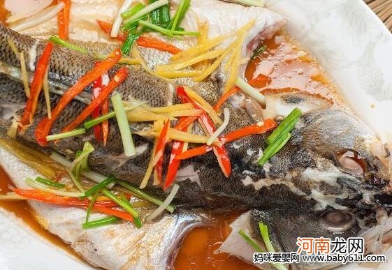 孕妇安胎食谱：清蒸鲈鱼