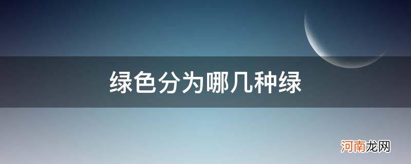 绿色分为哪几种绿色卡 绿色分为哪几种绿