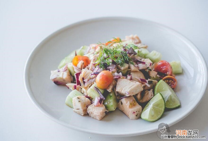 儿童菜谱鸡类：日式鸡肉沙拉