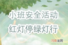 中班体育游戏活动红灯、绿灯，马上开灯教案反思