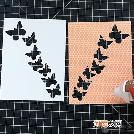 蝴蝶贺卡的制作方法