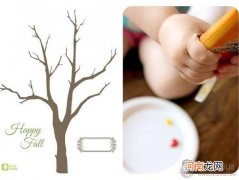 儿童手指画大树