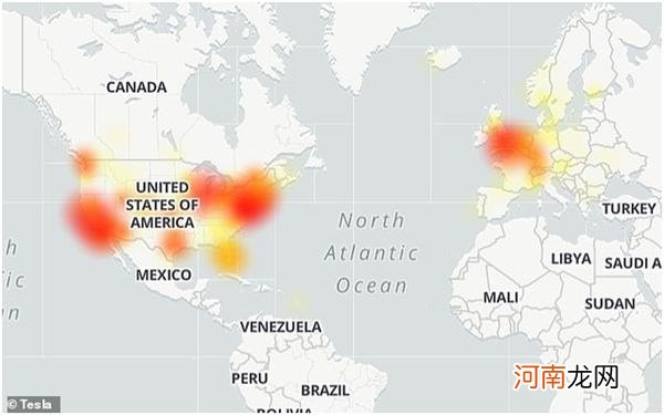 一天跌去2700亿！特斯拉系统遭遇全球性宕机！有车主被困在沙漠
