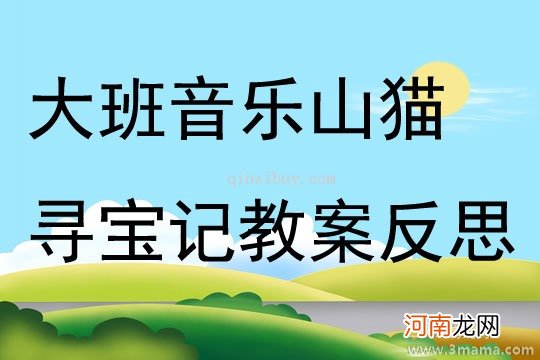 大班音乐活动音乐寻宝之旅教案反思