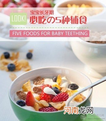 根据宝宝长牙数量来选择最适合的宝宝辅食