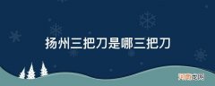 扬州三把刀是哪三把刀修脚刀 扬州三把刀是哪三把刀