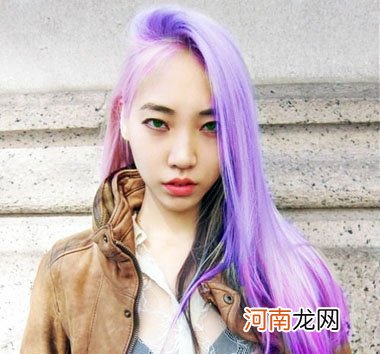 头发染色都有哪些颜色 头发染色紫色图片