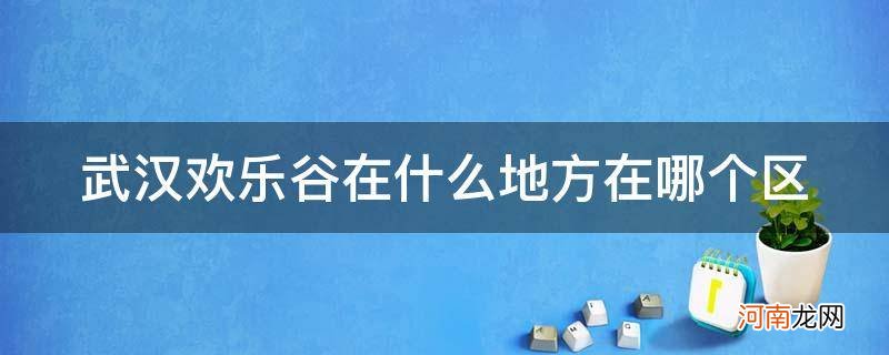 武汉欢乐谷在哪儿个区 武汉欢乐谷在什么地方在哪个区