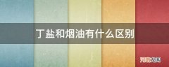 丁盐烟油和普通烟油 丁盐和烟油有什么区别