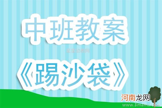 附教学反思 中班游戏活动教案：玩沙包教案