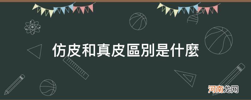 真皮还是仿皮 仿皮和真皮区别是什么