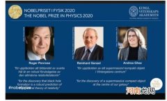 2020年诺贝尔物理学奖揭晓！他们发现神奇的“黑洞” 分享760万奖金！
