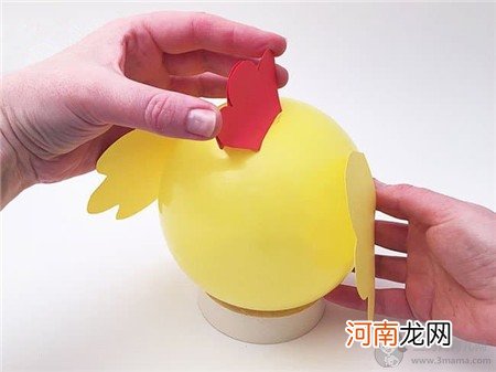 气球小鸡手工制作