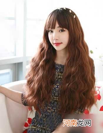 超美的韩式长发蛋卷头 长发女生最爱