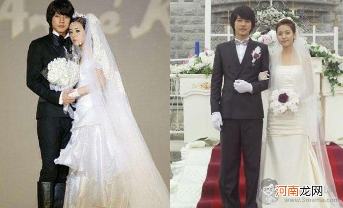 朴海镇李泰兰结婚照片 从荧幕情侣到秘密完婚两人相当低调