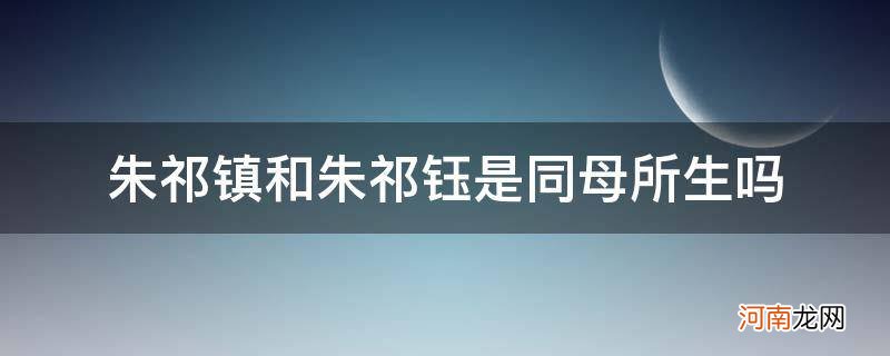 朱祁镇和朱祁钰是同母所生吗_朱祁镇和朱祁钰的生母