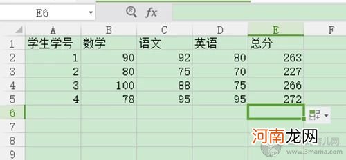 excel自动求和怎么用法